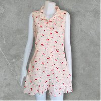 Dress3369-สีชมพู