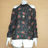 Blouse4012-สีดำ