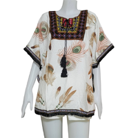 Blouse3746-สีครีม