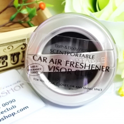 Bath & Body Works / Car Fragrance Holder (Pewter Core) *Visor Clip