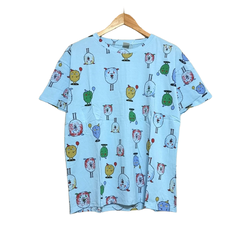 Blouse3993 เสื้อยืดไซส์ใหญ่โอเวอร์ปริ๊นท์พิมพ์ลายน่ารัก ผ้าคอตตอนโพลีเนื้อดีนุ่มยืดหยุ่นสูงใส่สบาย งานน่ารักแมทช์กับอะไรก็เข้า มี 2 สี ฟ้า, เขียว