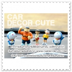 คละแบบ - ตุ๊กตาเซ็ตดิสนีย์ Doraemon 5 ชิ้น วางตกแต่งหน้ารถยนต์