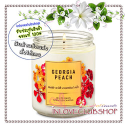 Bath & Body Works / Single Wick Candle 7 oz. (Georgia Peach)