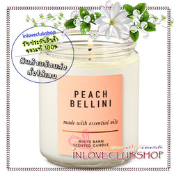 Bath & Body Works / Single Wick Candle 7 oz. (Peach Bellini)