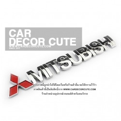 MITSUBISH - ตราโลโก้มิตซูบิชิ สีแดง