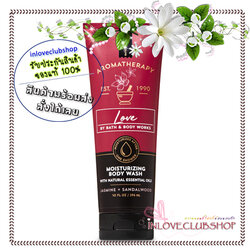 Bath & Body Works / Moisturizing Body Wash 296 ml. (Love - Jasmine Sandalwood)