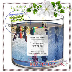 Bath & Body Works Slatkin & Co / Candle 14.5 oz. (Turquoise Waters) *หอมกลิ่นมะกรูด ลิลลี่และความสดชื่นของทะเล