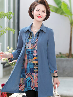 เสื้อผู้สูงอายุ เสื้อผ้าแฟชั่นสุภาพสตรีวัยผู้ใหญ่