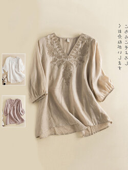 เสื้อลินิน เสื้อผ้าฝ้ายลินิน เสื้อเชิ้ตผ้าลินิน