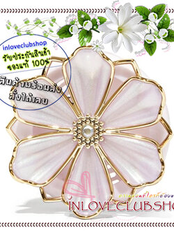 Bath & Body Works / Car Fragrance Holder (Pink Flower) *Vent Clip
