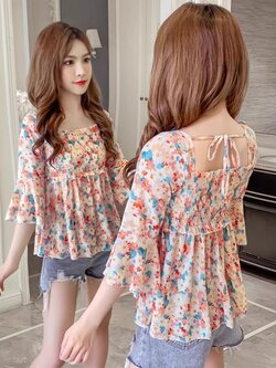 เสื้อเชิ้ตผู้หญิงใส่ทํางาน 390 บาทต่อชิ้น ฟรีค่าจัดส่ง