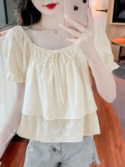 เสื้อเชิ้ตผู้หญิงใส่ทํางาน 390 บาทต่อชิ้น ฟรีค่าจัดส่ง