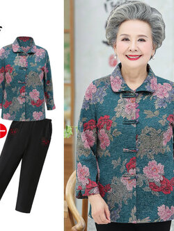 เสื้อคุณยาย เสื้อผู้วัยอายุ60-70ปี เสื้ออาม่า เสื้อผู้สูงอายุ