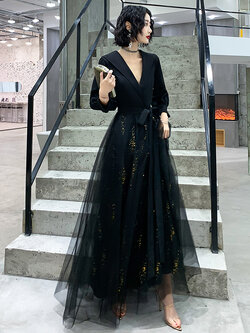 ชุดราตรี ชุดราตรีสวยหรู แบบ ทันสมัย Evening dress