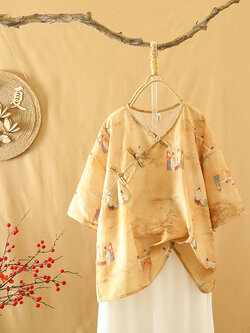 เสื้อลินิน เสื้อผ้าฝ้ายลินิน เสื้อเชิ้ตผ้าลินิน