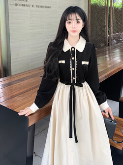 เดรสสาวอวบ มีไซส์ L-4XLอกเสื้อ 38-47 นิ้ว ใส่ได้ทั้งสาวหุ่นดีน่ารักจนถึงสาวอวบพลัสไซส์ จัดส่งฟรี! ทักแชทสั่งซื้อ