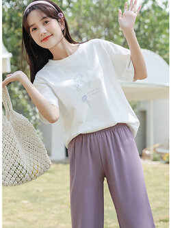 เสื้อผ้าวัยรุ่นเกาหลี เสื้อยืดวัยรุ่นผู้หญิง มีขนาด S M L XL