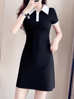 เดรสสีดำสุภาพ เรียบหรู ดูดี เหมาะกับทุกโอกาส | เดรสผู้หญิงแฟชั่นสุภาพ