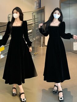 เดรสสาวอวบ มีไซส์ L-4XLอกเสื้อ 38-47 นิ้ว ใส่ได้ทั้งสาวหุ่นดีน่ารักจนถึงสาวอวบพลัสไซส์ จัดส่งฟรี! ทักแชทสั่งซื้อ