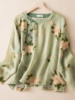 เสื้อลินิน เสื้อผ้าฝ้ายลินิน เสื้อเชิ้ตผ้าลินิน