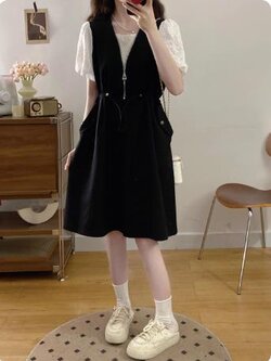 เดรสสีดำสุภาพ เรียบหรู ดูดี เหมาะกับทุกโอกาส | เดรสผู้หญิงแฟชั่นสุภาพ