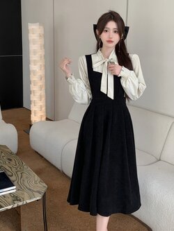 เดรสสาวอวบ มีไซส์ L-4XLอกเสื้อ 38-47 นิ้ว ใส่ได้ทั้งสาวหุ่นดีน่ารักจนถึงสาวอวบพลัสไซส์ จัดส่งฟรี! ทักแชทสั่งซื้อ