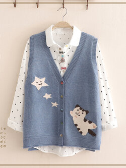 เสื้อผ้าเด็กวัยรุ่น ประมาณ12-17ปี เสื้อสไตล์ญี่ปุ่น Mori Girl สไตล์สดใสน่ารักคิกขุ Mori Girl