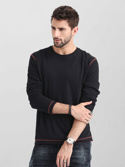 เสื้อยืดผู้ชาย สไตล์ฝรั่ง เรียบหรู