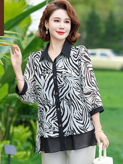 เสื้อผ้าคุณแม่วัย 60 เสื้อคนแก่ผู้หญิงวัย60