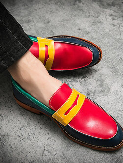 รองเท้าหนังผู้ชาย มีไซส์39-44 รองเท้าโลฟเฟอร์ชาย Slip-On Shoes