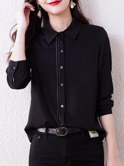 เสื้อสีดำสุภาพ เรียบหรู ดูดี เหมาะกับทุกโอกาส | เสื้อผู้หญิงสุภาพ