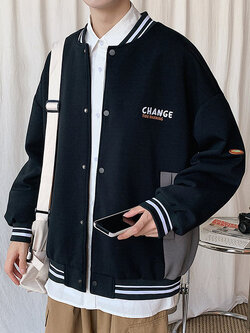 เสื้อแจ็คเก็ตเบสบอล เสื้อคลุม เสื้อแขนยาวสไตล์เกาหลี