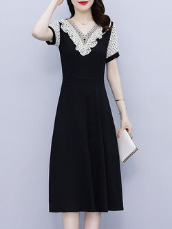 เดรสไซส์ใหญ่ ชุดเดรสสาวพลัสไซส์ เดรสเรียบหรู ไซส์ใหญ่ BY SHUYA