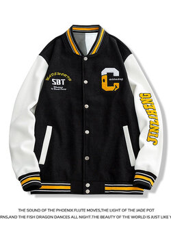 เสื้อแจ็คเก็ตเบสบอล เสื้อคลุม เสื้อแขนยาวสไตล์เกาหลี