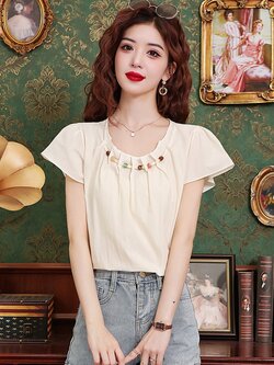 เสื้อเชิ้ตผู้หญิงใส่ทํางาน 390 บาทต่อชิ้น ฟรีค่าจัดส่ง