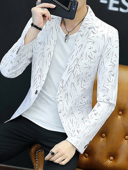 สูท Blazers ผู้ชาย เสื้อคลุมสไตล์สูท สำหรับผู้ชาย