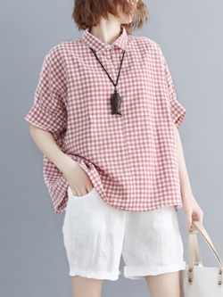 เสื้อโอเวอร์ไซส์ ผ้าฝ้าย ผ้าลินินใส่สบาย*อกใหญ่ประมาณ 40-42 นิ้วขึ้นไป