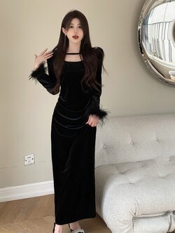 เดรสสาวอวบ มีไซส์ L-4XLอกเสื้อ 38-47 นิ้ว ใส่ได้ทั้งสาวหุ่นดีน่ารักจนถึงสาวอวบพลัสไซส์ จัดส่งฟรี! ทักแชทสั่งซื้อ