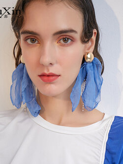 ตุ้มหู ต่างหู ต่างหูผู้หญิง By SuXin