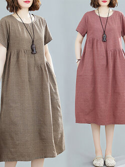 เสื้อผ้าฝ้าย เสื้อผ้าลินิน สไตล์ฤดูร้อน BY Lian Zhi Cotton and linen art สไตล์VINTAGE มีขนาดไซส์อกประมาณ 35-40 นิ้ว