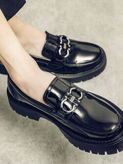 รองเท้าหนังผู้ชาย มีไซส์39-44 รองเท้าโลฟเฟอร์ชาย Slip-On Shoes
