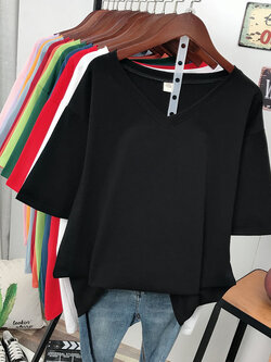 เสื้อยืดคอตตอน สกรีนลายน่ารัก มีหลากหลายสี ส่งฟรีทั่วไทย BY JIMIAO