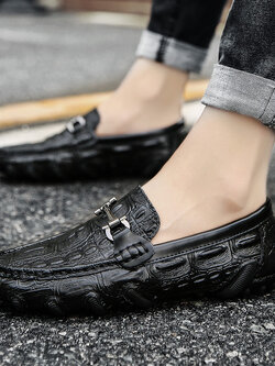 รองเท้าหนังผู้ชาย มีไซส์39-44 รองเท้าโลฟเฟอร์ชาย Slip-On Shoes