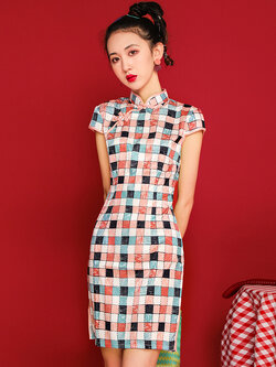 ชุดเดรสคอจีนสวยๆ ชุดแซกคอจีน ลูกไม้ ชุดคอจีนสวยๆ เสื้อกี่เพ้า คอจีน