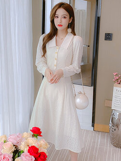 ชุดเดรสสั้น ชุดเดรสสั้นลายดอก ชุดเดรสสั้นวัยรุ่น By Meiyi women's clothing