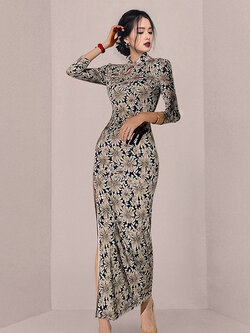 ชุดเดรสรัดรูป ชุดเดรสรัดรูปยาว เดรสเซ็กส์ซี่ By.SHACOS