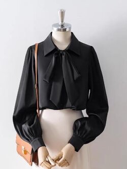 เสื้อสีดำสุภาพ เรียบหรู ดูดี เหมาะกับทุกโอกาส | เสื้อผู้หญิงสุภาพ