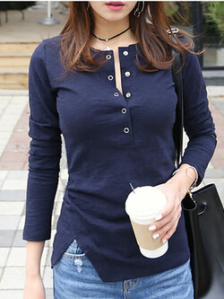 เสื้อยืดแขนยาวแฟชั่น เสื้อยืด T-shirt แขนยาว