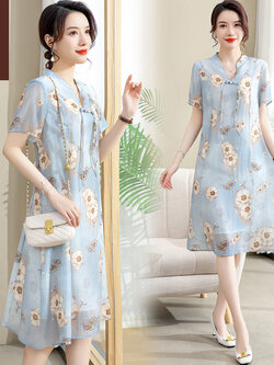 เสื้อผ้าคุณแม่วัย 60 เสื้อคนแก่ผู้หญิงวัย60