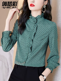 เสื้อชีฟอง เสื้อแฟชั่นสุภาพสตรีวัยผู้ใหญ่ มีไซต์ อก34นิ้ว-43นิ้ว